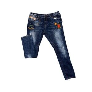 Men’s Dreamland Patchwork Denim Jeans 34x32